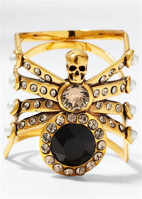 alexander mcqueen spider ring